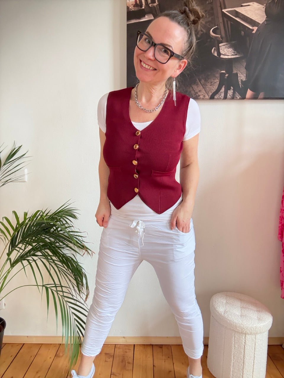 Jogpants Nice Style Weiß JETZT NUR 49,90! - FROLLEIN KÄTHE Shop