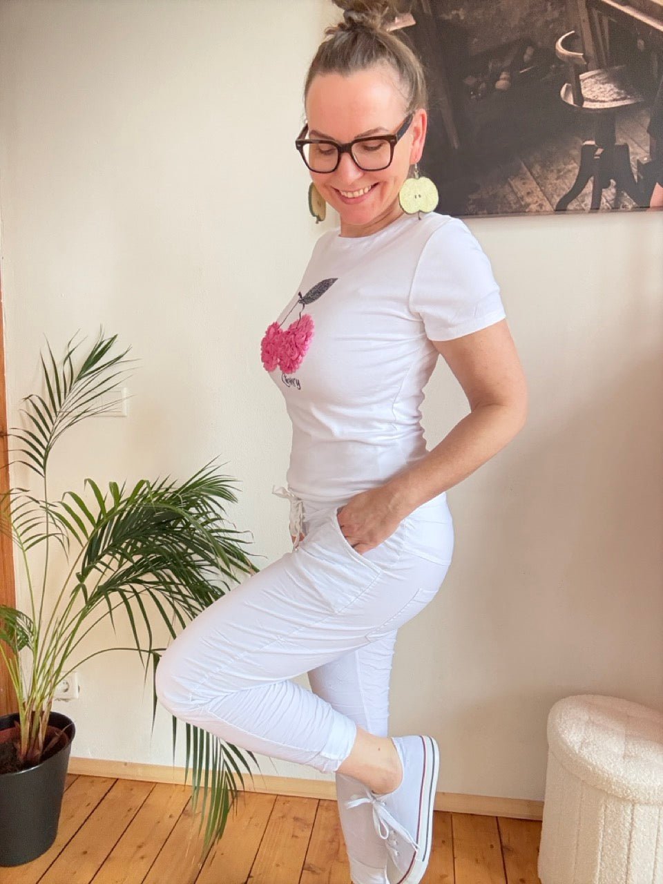 Jogpants Nice Style Weiß JETZT NUR 49,90! - FROLLEIN KÄTHE Shop