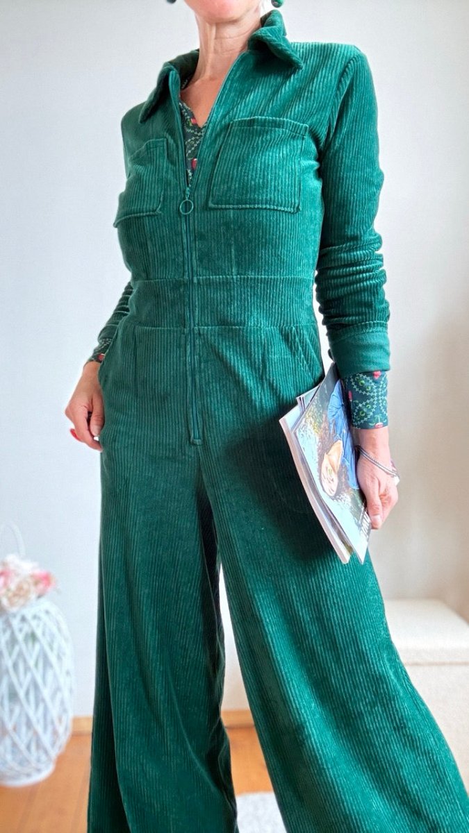 Jumpsuit Alltagsheldin Grün Fair Wear - FROLLEIN KÄTHE Shop