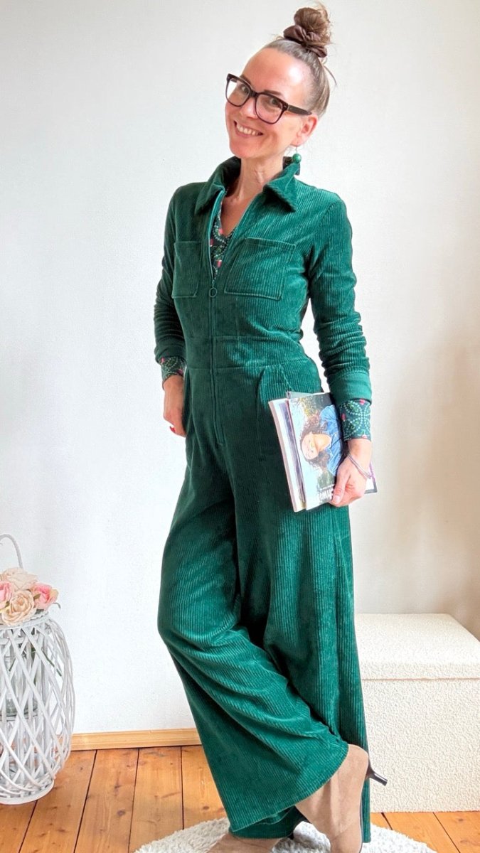 Jumpsuit Alltagsheldin Grün Fair Wear - FROLLEIN KÄTHE Shop
