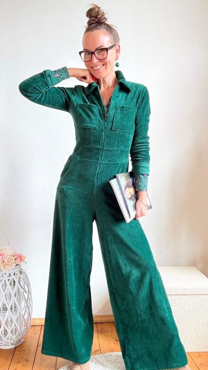 Jumpsuit Alltagsheldin Grün Fair Wear - FROLLEIN KÄTHE Shop