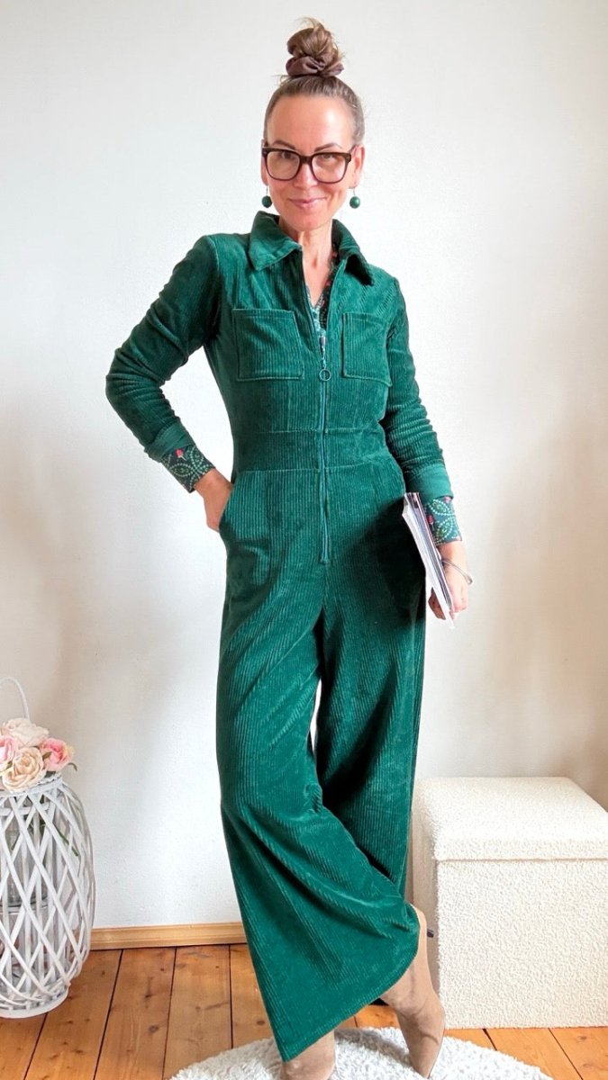 Jumpsuit Alltagsheldin Grün Fair Wear - FROLLEIN KÄTHE Shop