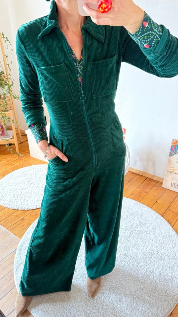 Jumpsuit Alltagsheldin Grün Fair Wear - FROLLEIN KÄTHE Shop