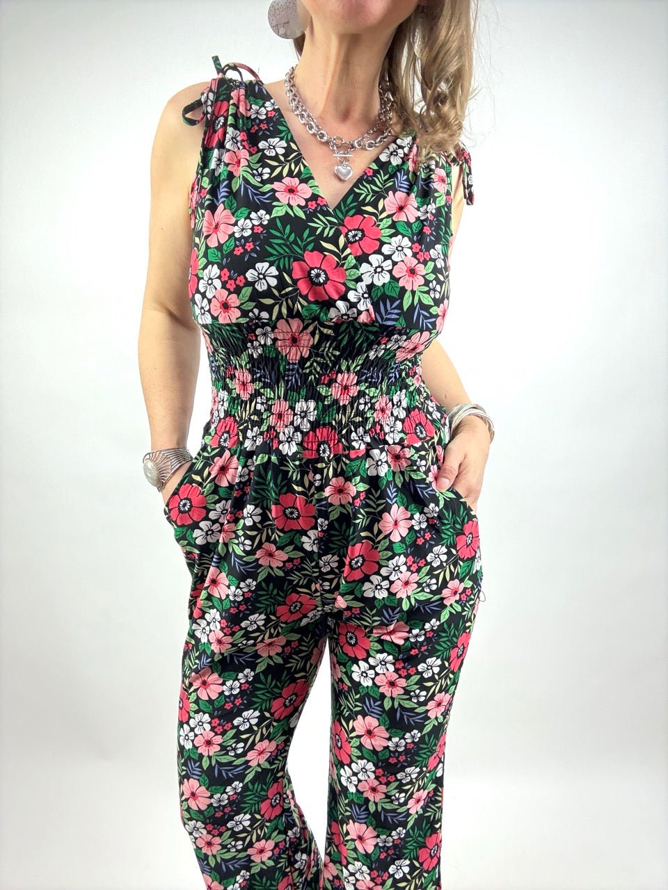 Jumpsuit Liora Belle Schwarz - FROLLEIN KÄTHE Shop