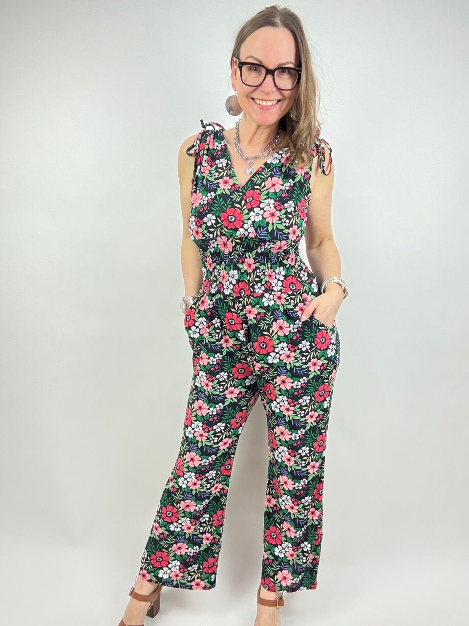 Jumpsuit Liora Belle Schwarz - FROLLEIN KÄTHE Shop