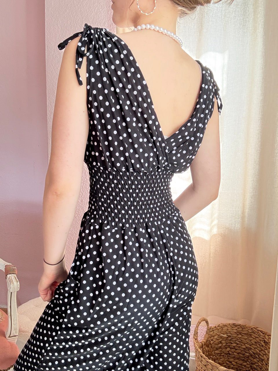Jumpsuit Short Dottie Schwarz - FROLLEIN KÄTHE Shop
