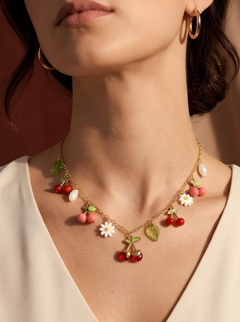 Kette Cherry Edelstahl - FROLLEIN KÄTHE Shop