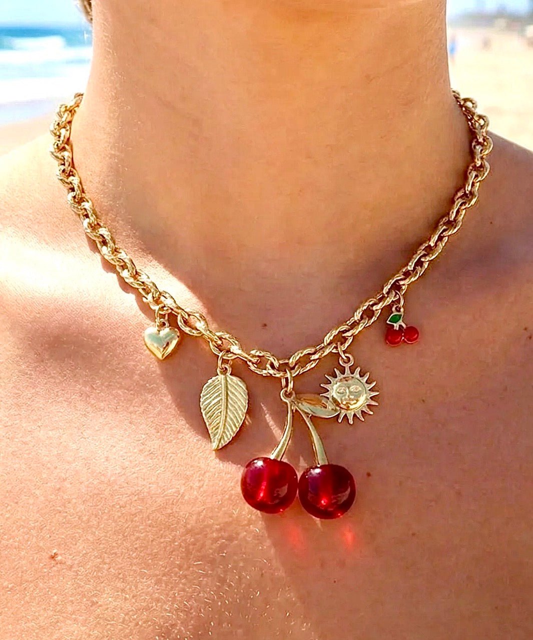 Kette Cherry Lady Edelstahl - FROLLEIN KÄTHE Shop