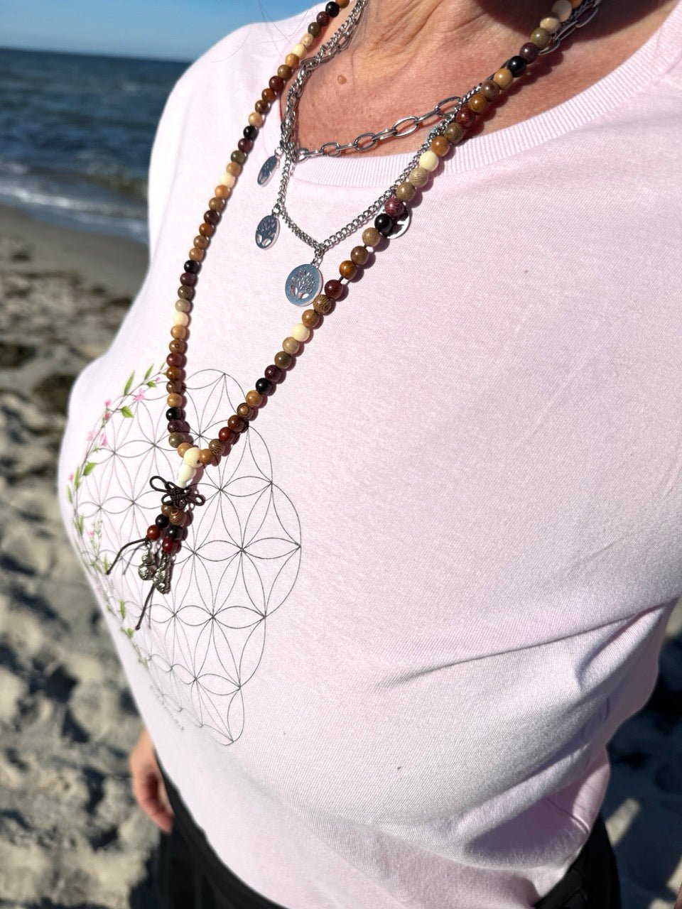 Kette Mala Inspiration mehrfarbig - FROLLEIN KÄTHE Shop