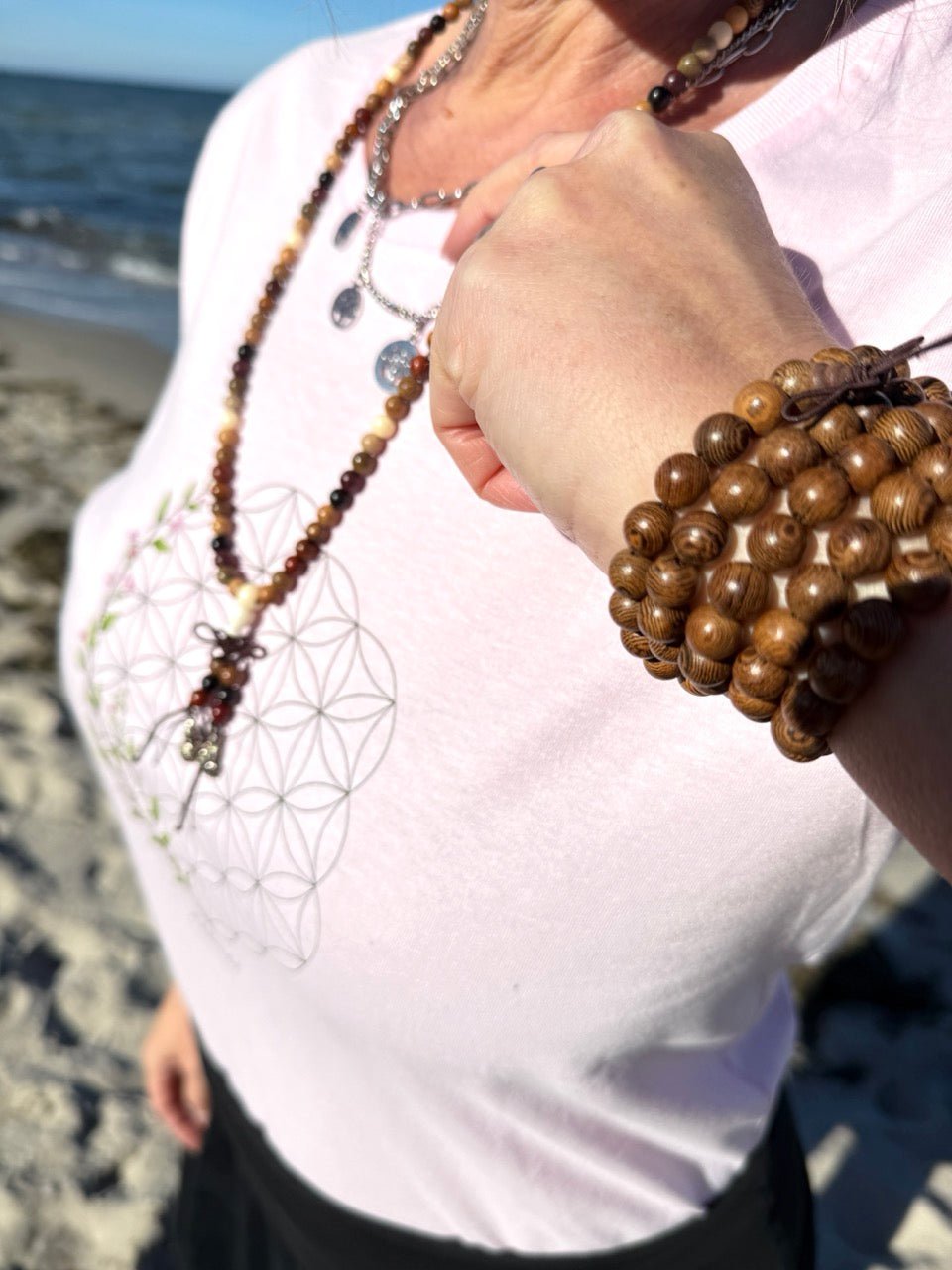 Kette Meditationkette Mitgefühl Braun - FROLLEIN KÄTHE Shop