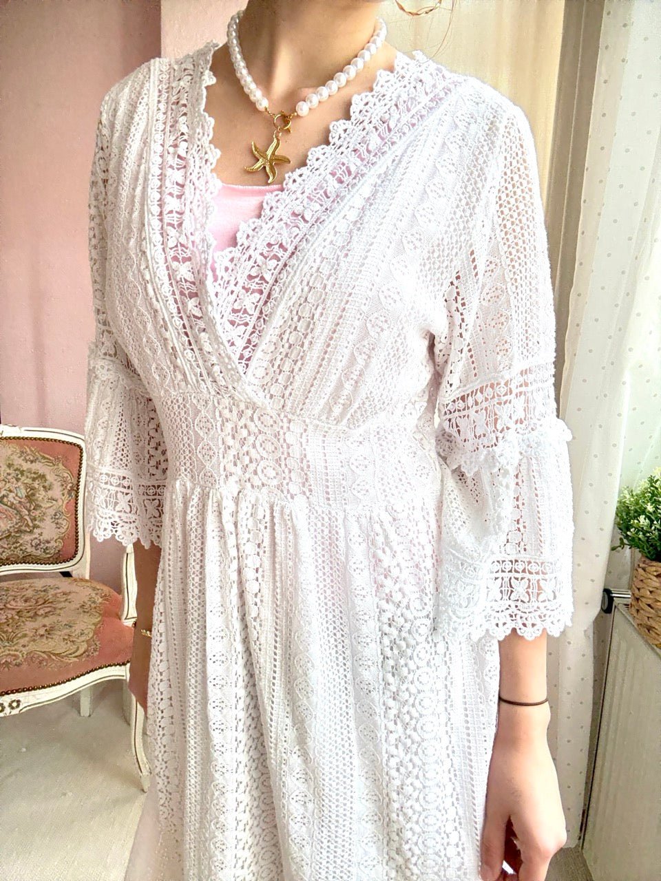Kleid Alva Weiß - FROLLEIN KÄTHE Shop