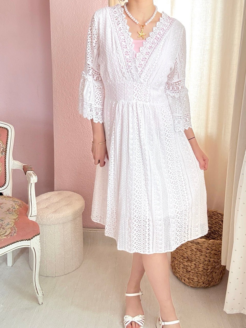 Kleid Alva Weiß - FROLLEIN KÄTHE Shop