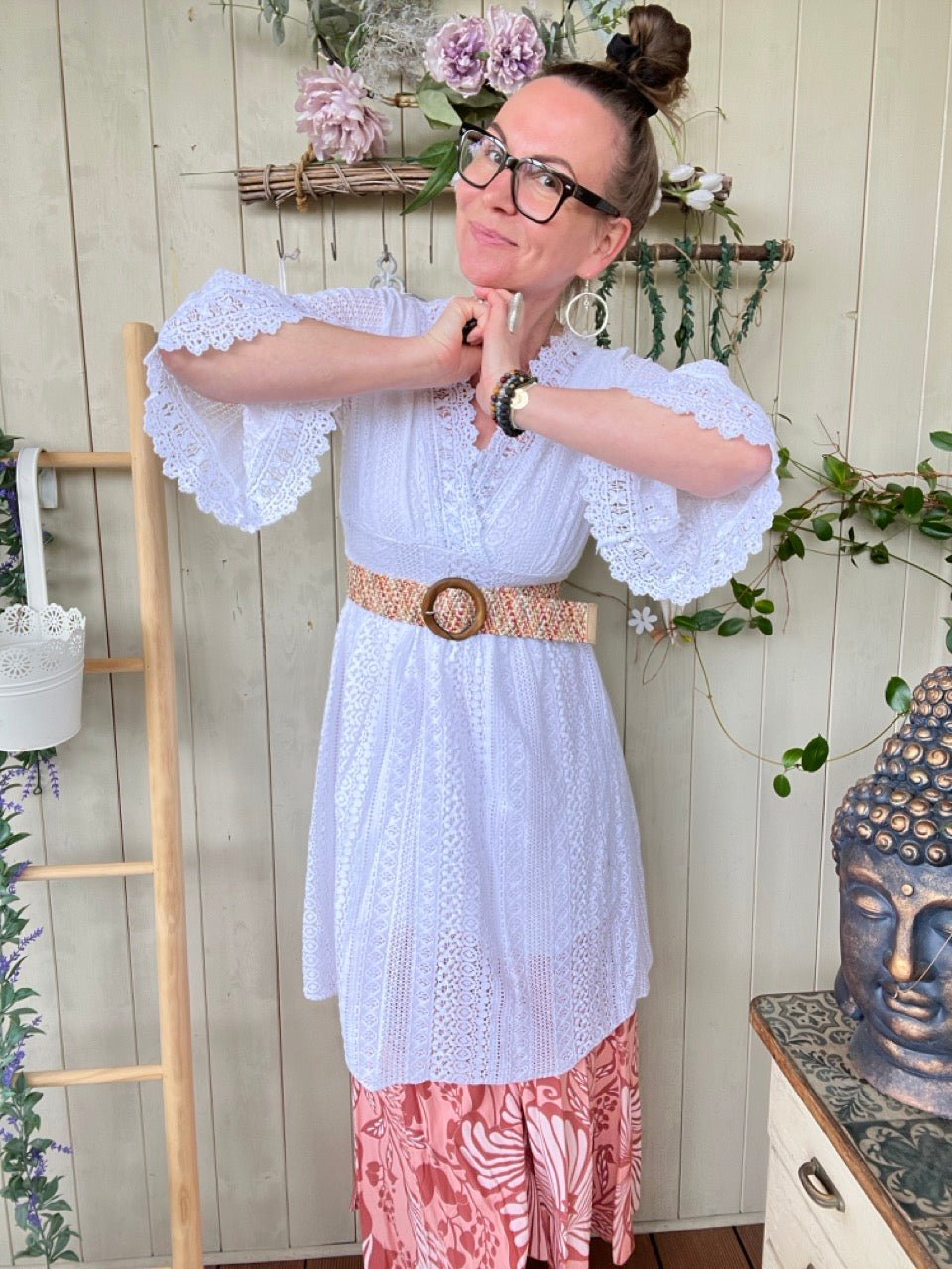 Kleid Alva Weiß - FROLLEIN KÄTHE Shop