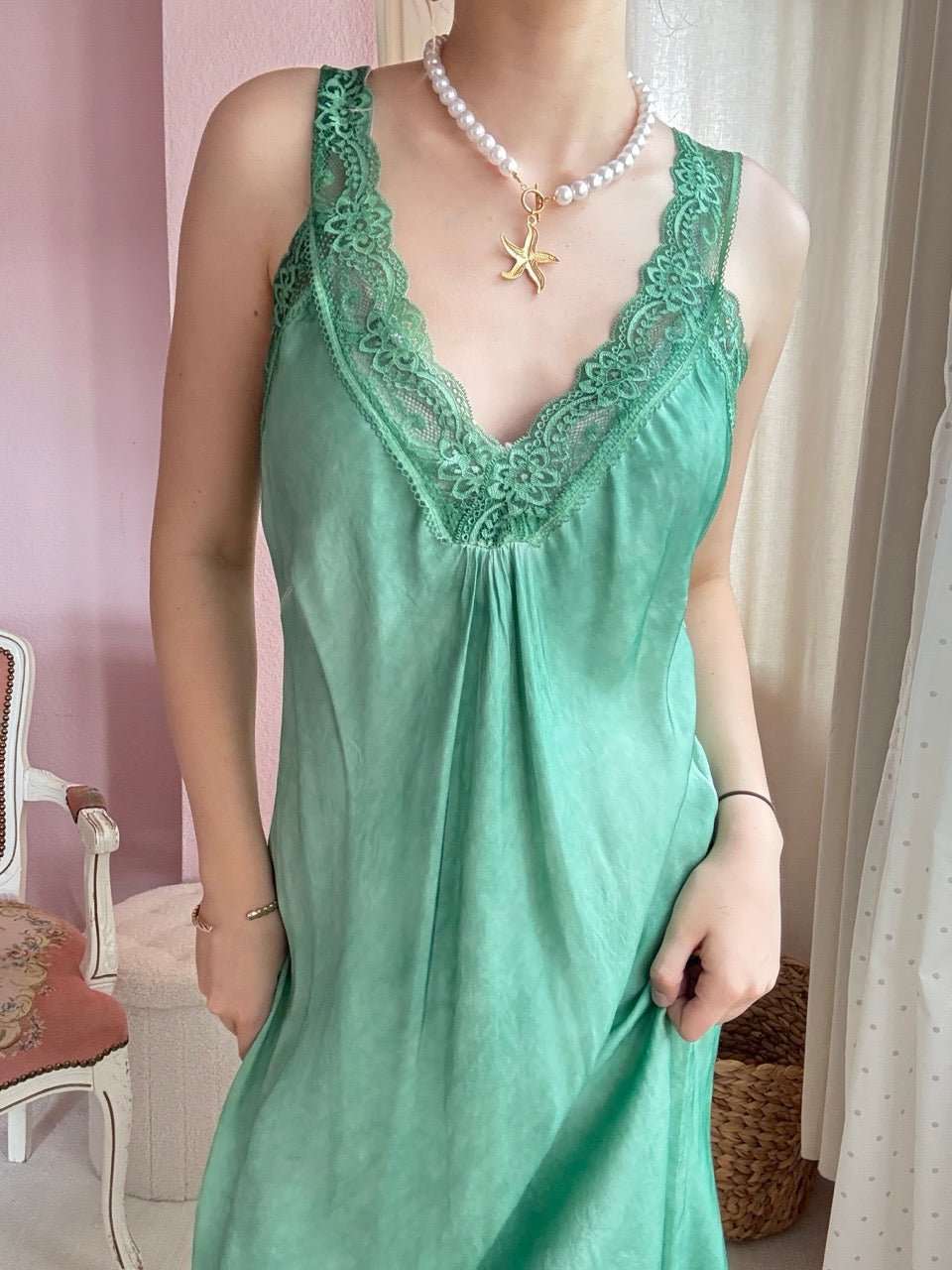 Kleid Ava Grün - FROLLEIN KÄTHE Shop
