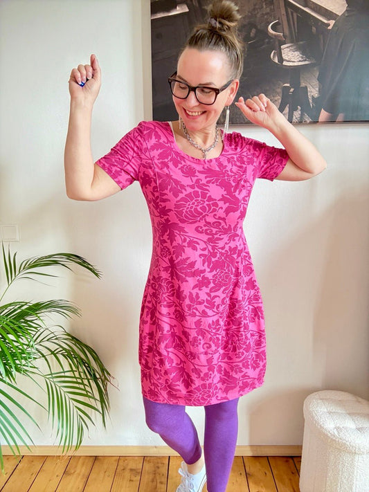 Kleid Ballonkleid Garden Fuchsia Jetzt nur 49,90€ - FROLLEIN KÄTHE Shop