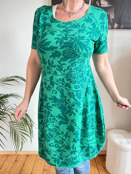 Kleid Ballonkleid Garden Grün - FROLLEIN KÄTHE Shop