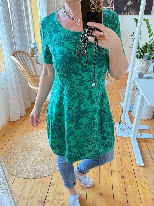 Kleid Ballonkleid Garden Grün - FROLLEIN KÄTHE Shop