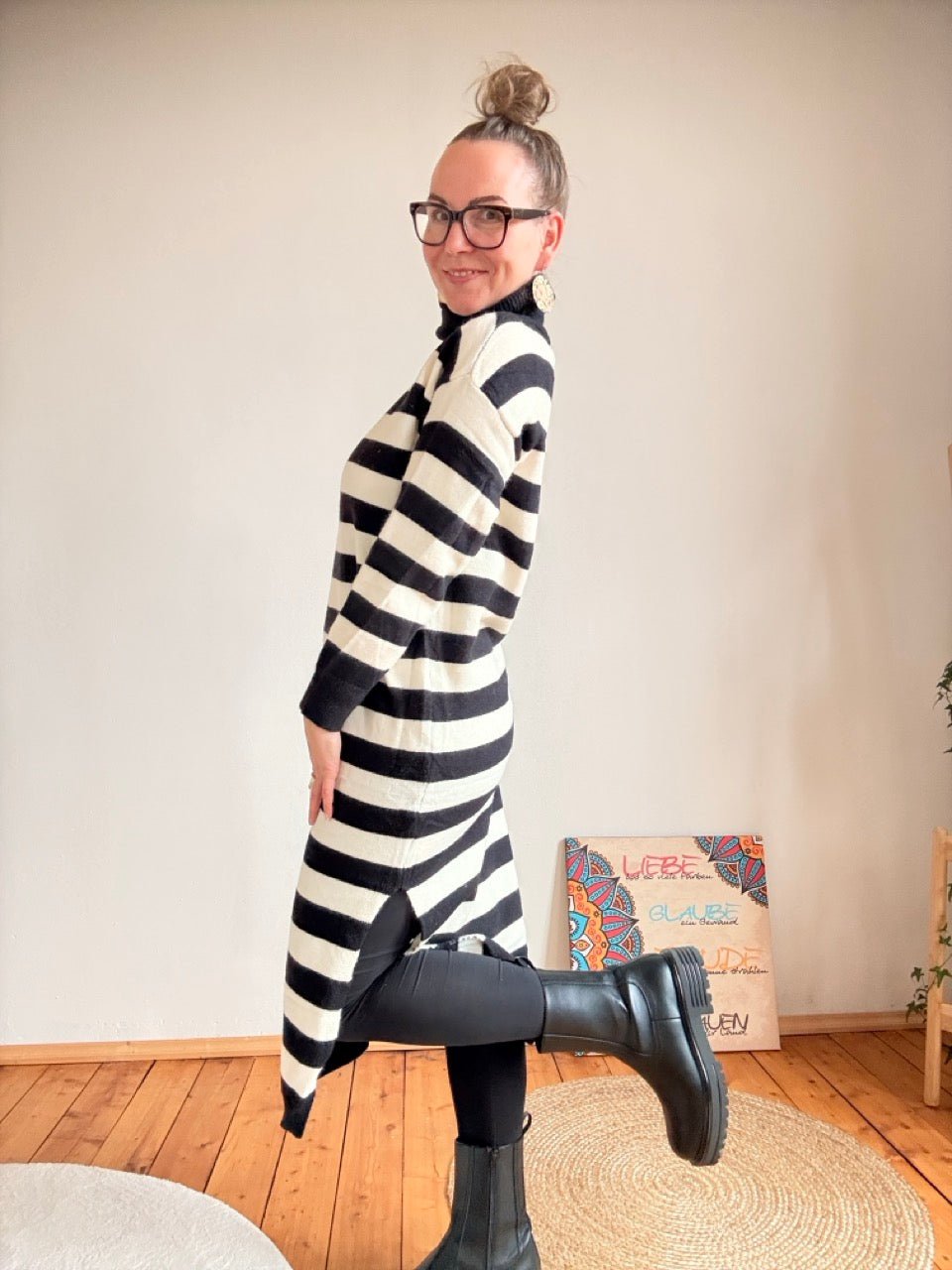 Kleid Black & White - FROLLEIN KÄTHE Shop