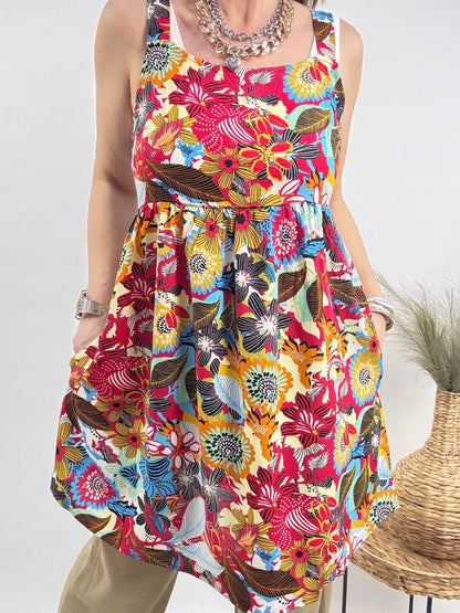 Kleid Blumenkuss Bunt - FROLLEIN KÄTHE Shop