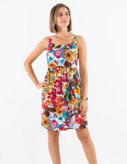 Kleid Blumenkuss Bunt - FROLLEIN KÄTHE Shop