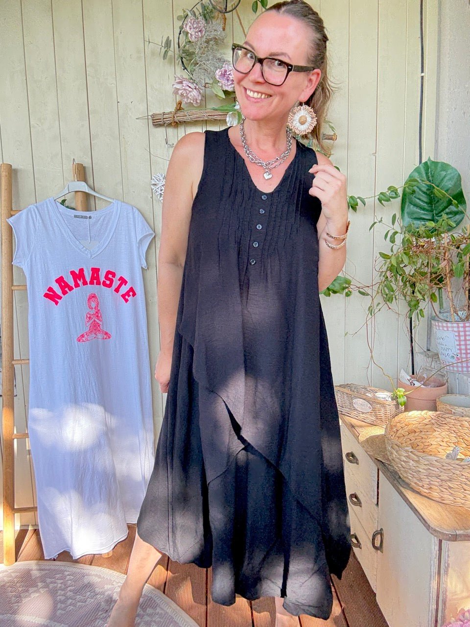 Kleid Cara Schwarz - FROLLEIN KÄTHE Shop
