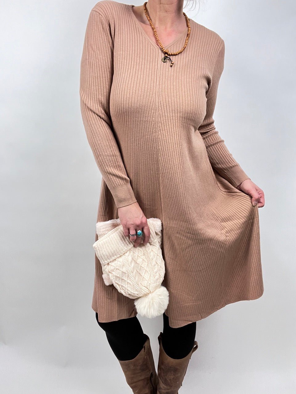 Kleid Cleo Cappuccino - FROLLEIN KÄTHE Shop