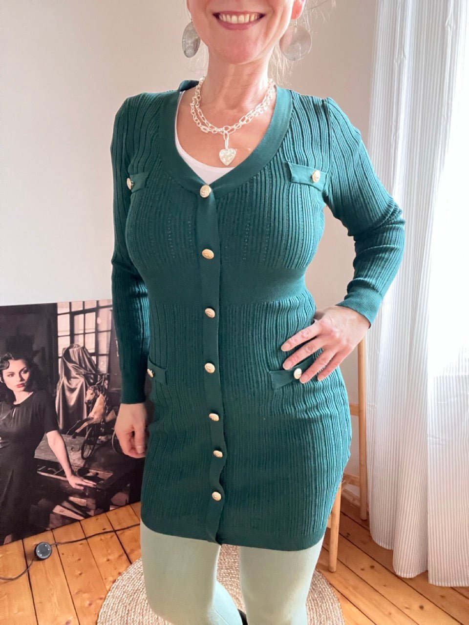 Kleid Enja Grün - FROLLEIN KÄTHE Shop