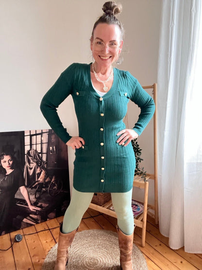 Kleid Enja Grün - FROLLEIN KÄTHE Shop