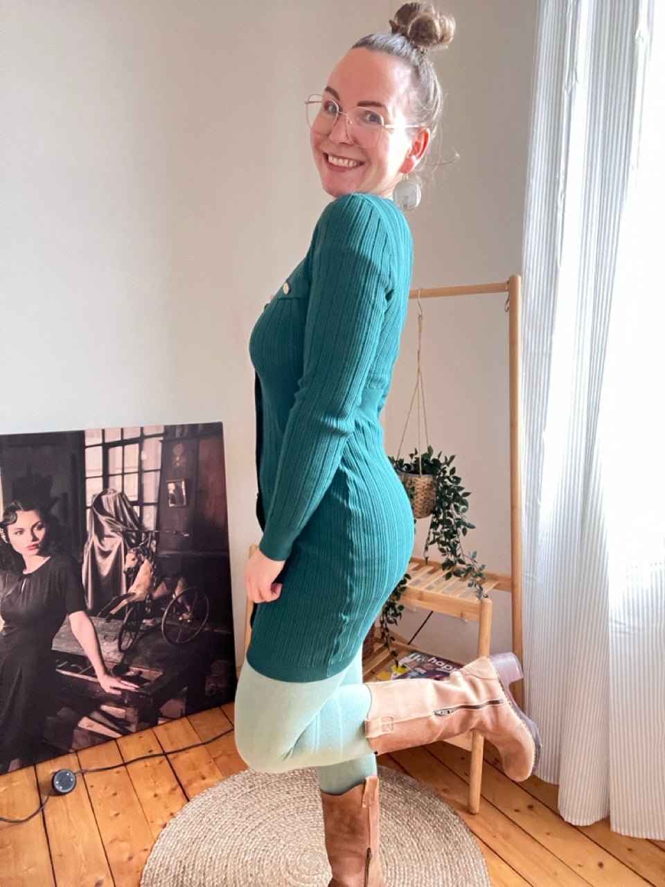 Kleid Enja Grün - FROLLEIN KÄTHE Shop