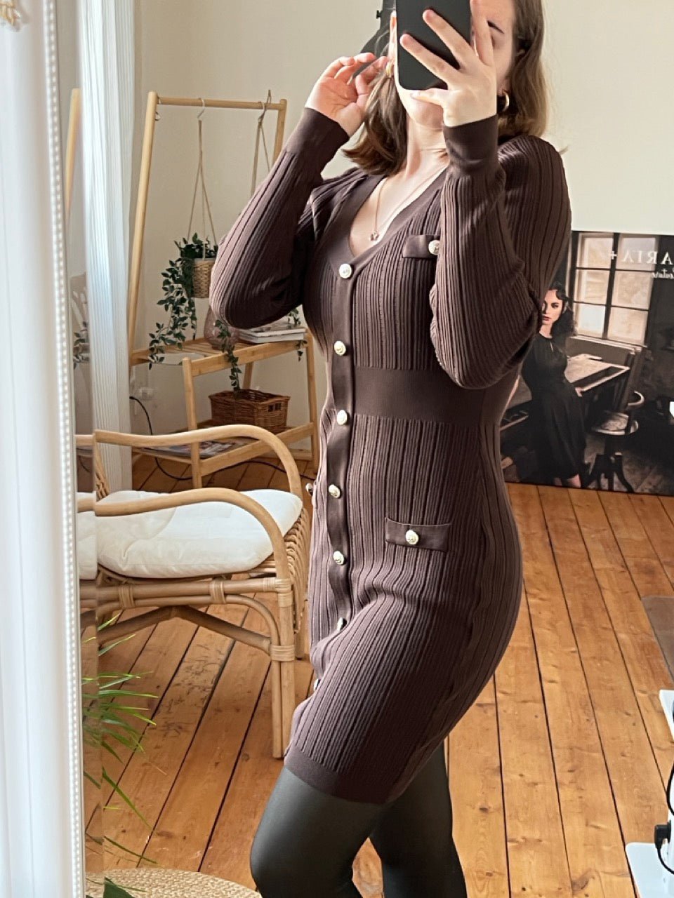 Kleid Enja Schoko Braun - FROLLEIN KÄTHE Shop