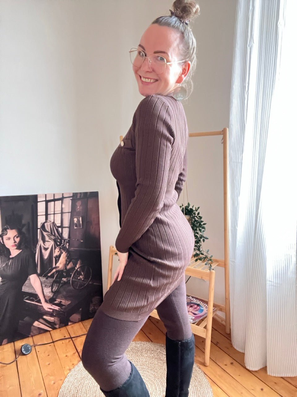 Kleid Enja Schoko Braun - FROLLEIN KÄTHE Shop