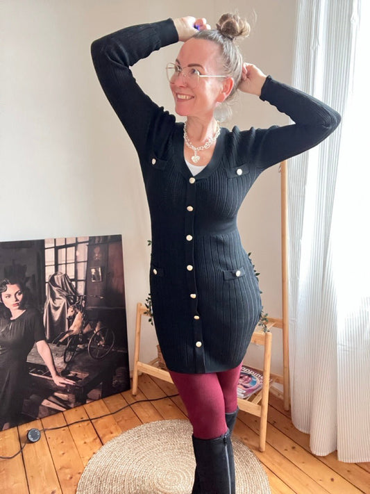 Kleid Enja Schwarz - FROLLEIN KÄTHE Shop
