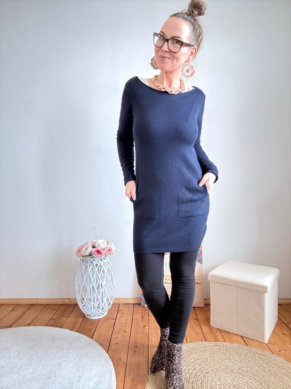 Kleid Herrlich verträumt Blau - FROLLEIN KÄTHE Shop