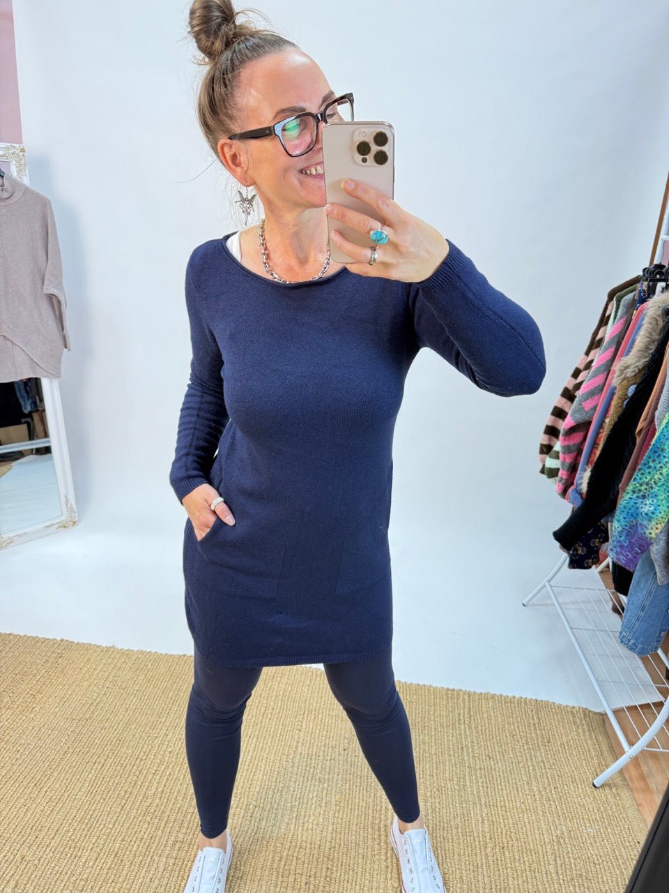 Kleid Herrlich verträumt Blau - FROLLEIN KÄTHE Shop