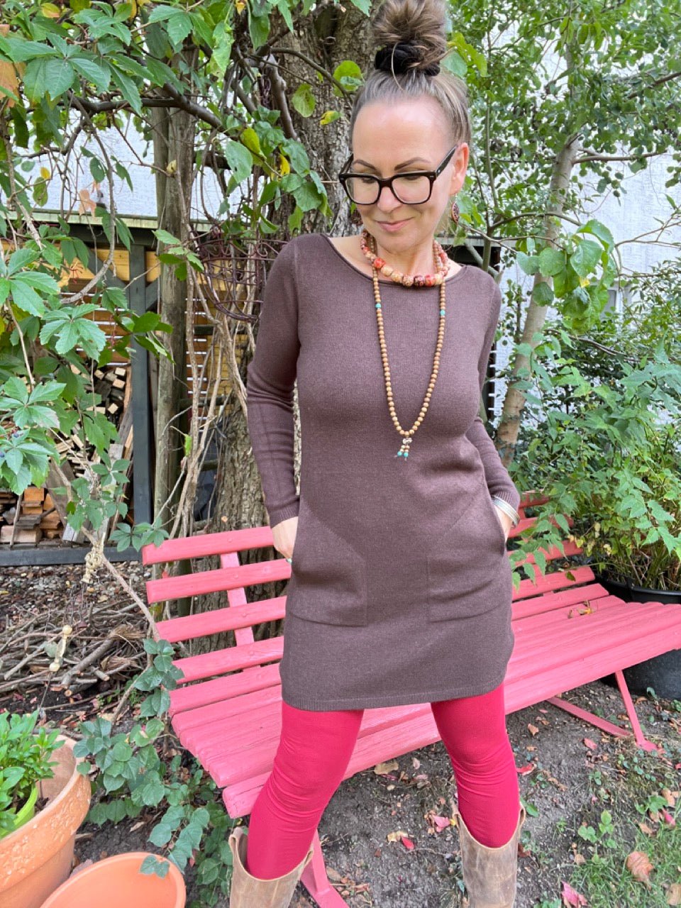 Kleid Herrlich verträumt Chocolate - FROLLEIN KÄTHE Shop