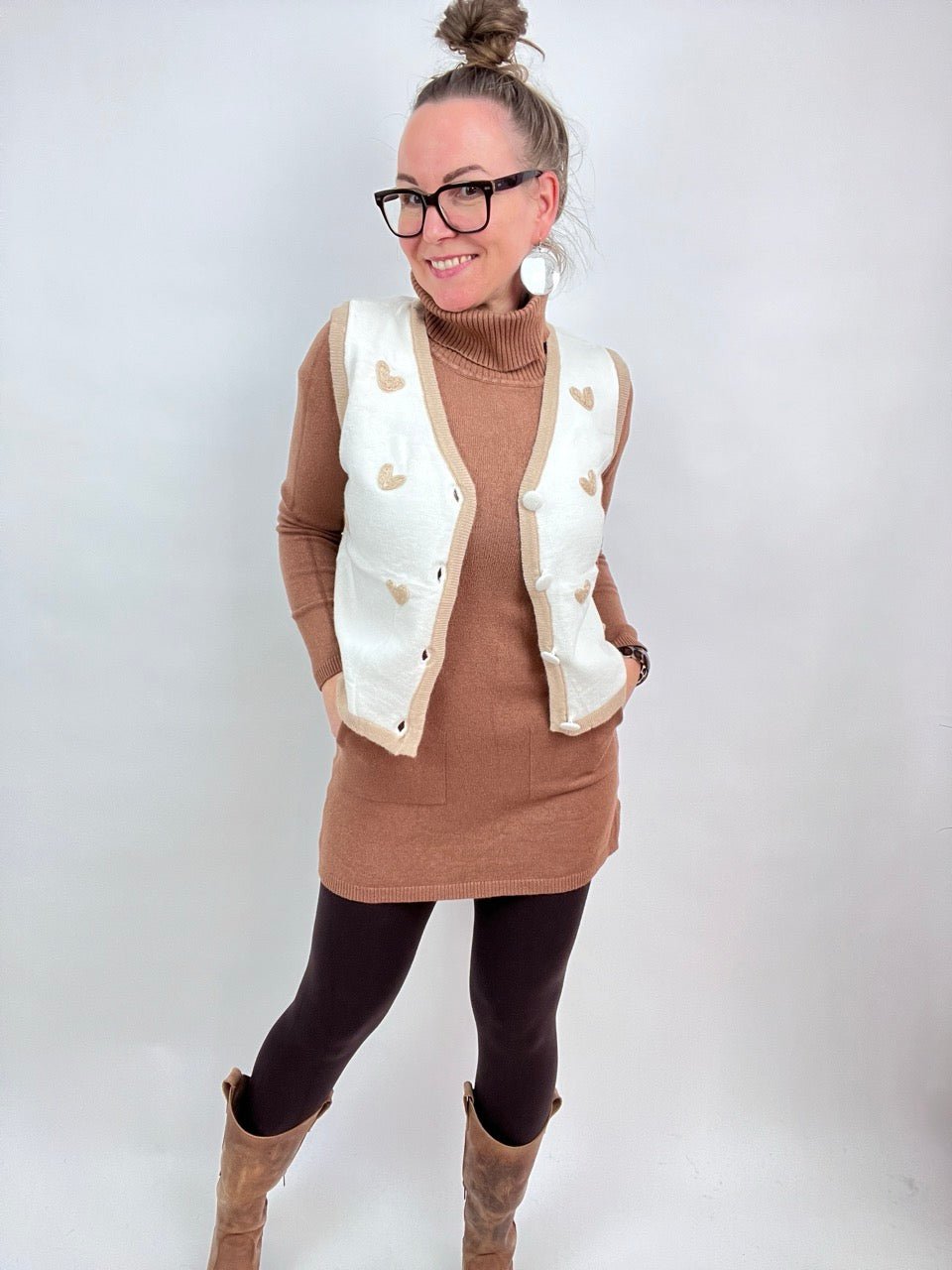 Kleid Herrlich weich Nougat - FROLLEIN KÄTHE Shop