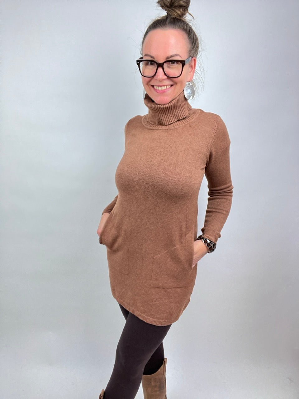 Kleid Herrlich weich Nougat - FROLLEIN KÄTHE Shop