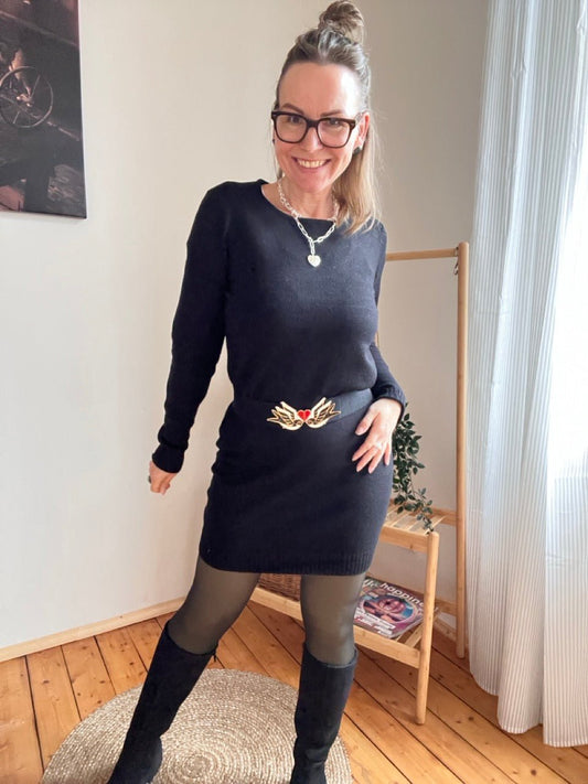 Kleid Kaira Schwarz - FROLLEIN KÄTHE Shop