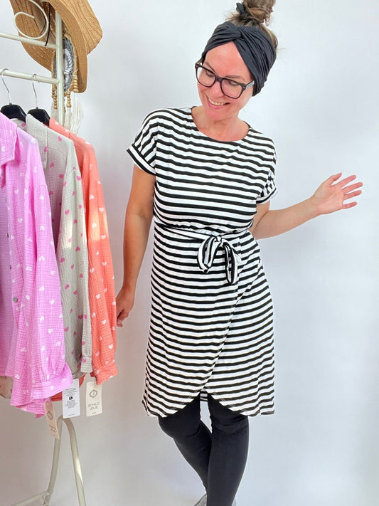 Kleid Lilo Schwarz Weiß - FROLLEIN KÄTHE Shop
