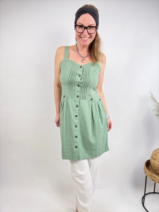 Kleid Mara Grün - FROLLEIN KÄTHE Shop