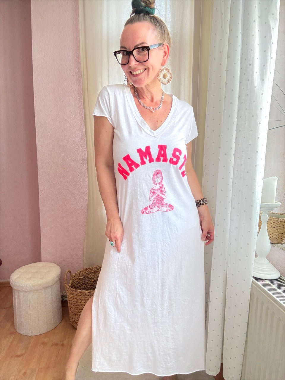 Kleid Namaste Weiß - FROLLEIN KÄTHE Shop