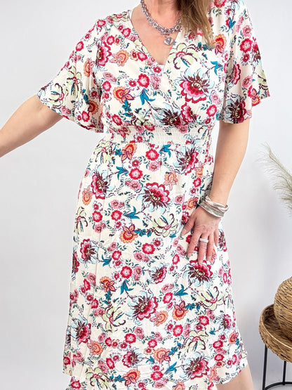 Kleid Rosentanz Weiß - FROLLEIN KÄTHE Shop