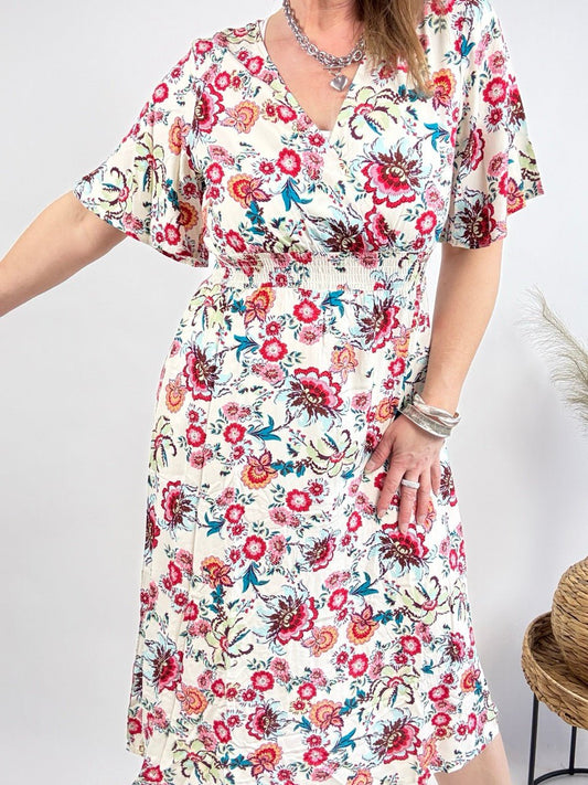 Kleid Rosentanz Weiß - FROLLEIN KÄTHE Shop