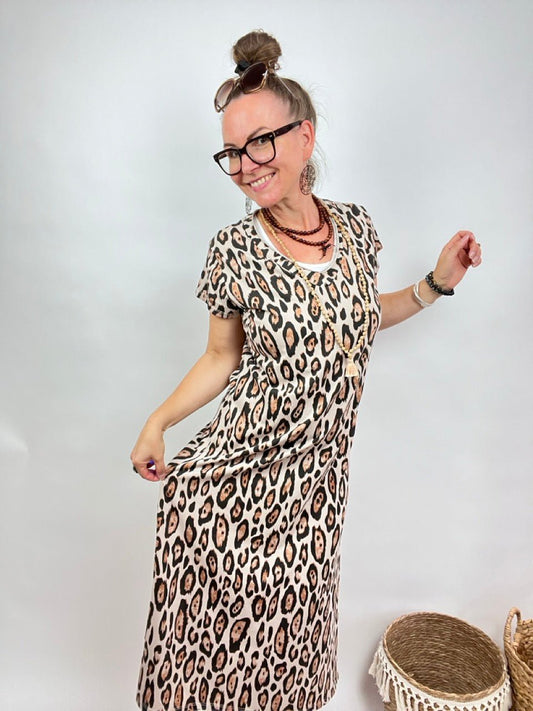 Kleid Safari Beige - FROLLEIN KÄTHE Shop