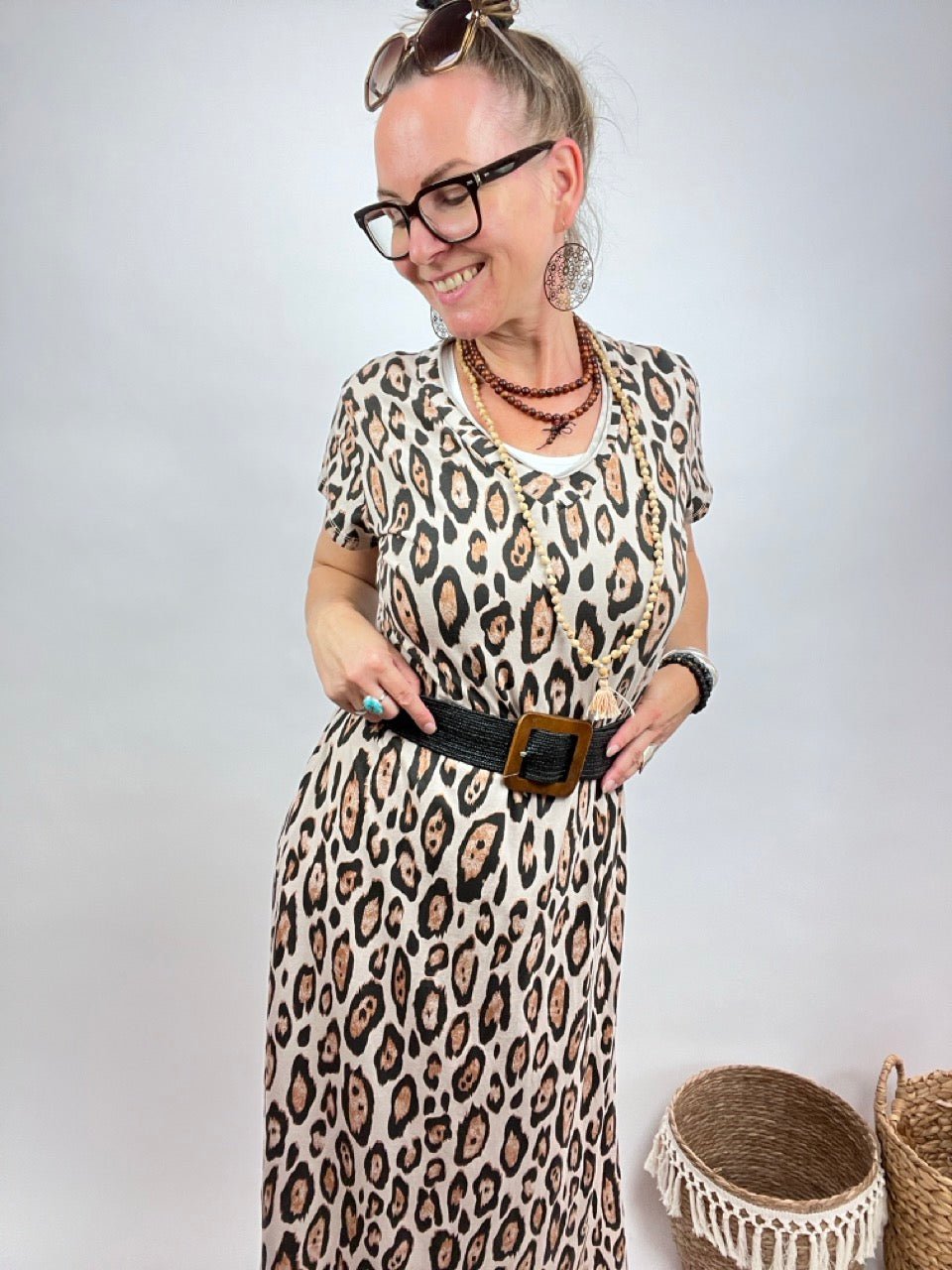 Kleid Safari Beige - FROLLEIN KÄTHE Shop