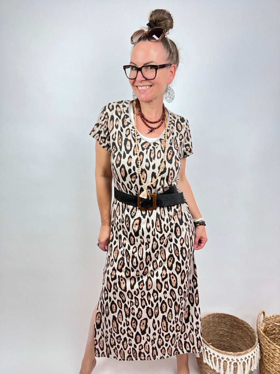Kleid Safari Beige - FROLLEIN KÄTHE Shop