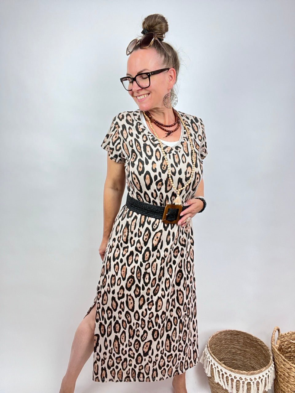 Kleid Safari Beige - FROLLEIN KÄTHE Shop