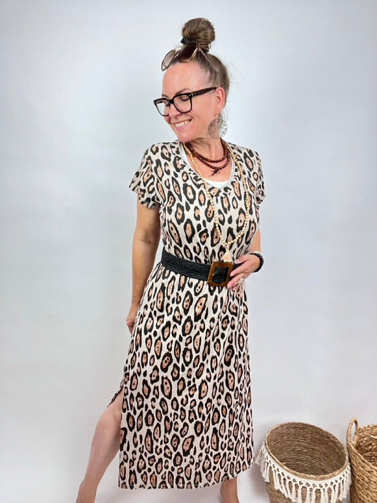 Kleid Safari Beige - FROLLEIN KÄTHE Shop