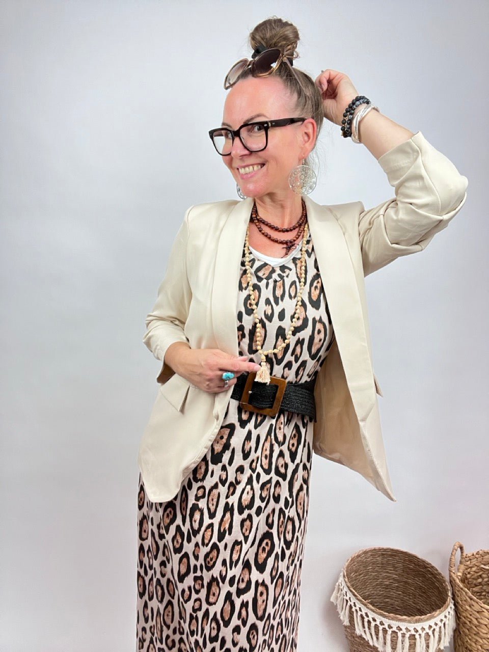 Kleid Safari Beige - FROLLEIN KÄTHE Shop