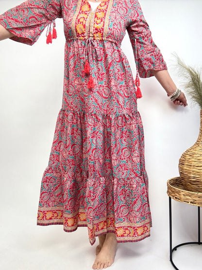 Kleid Samira Himbeer - FROLLEIN KÄTHE Shop